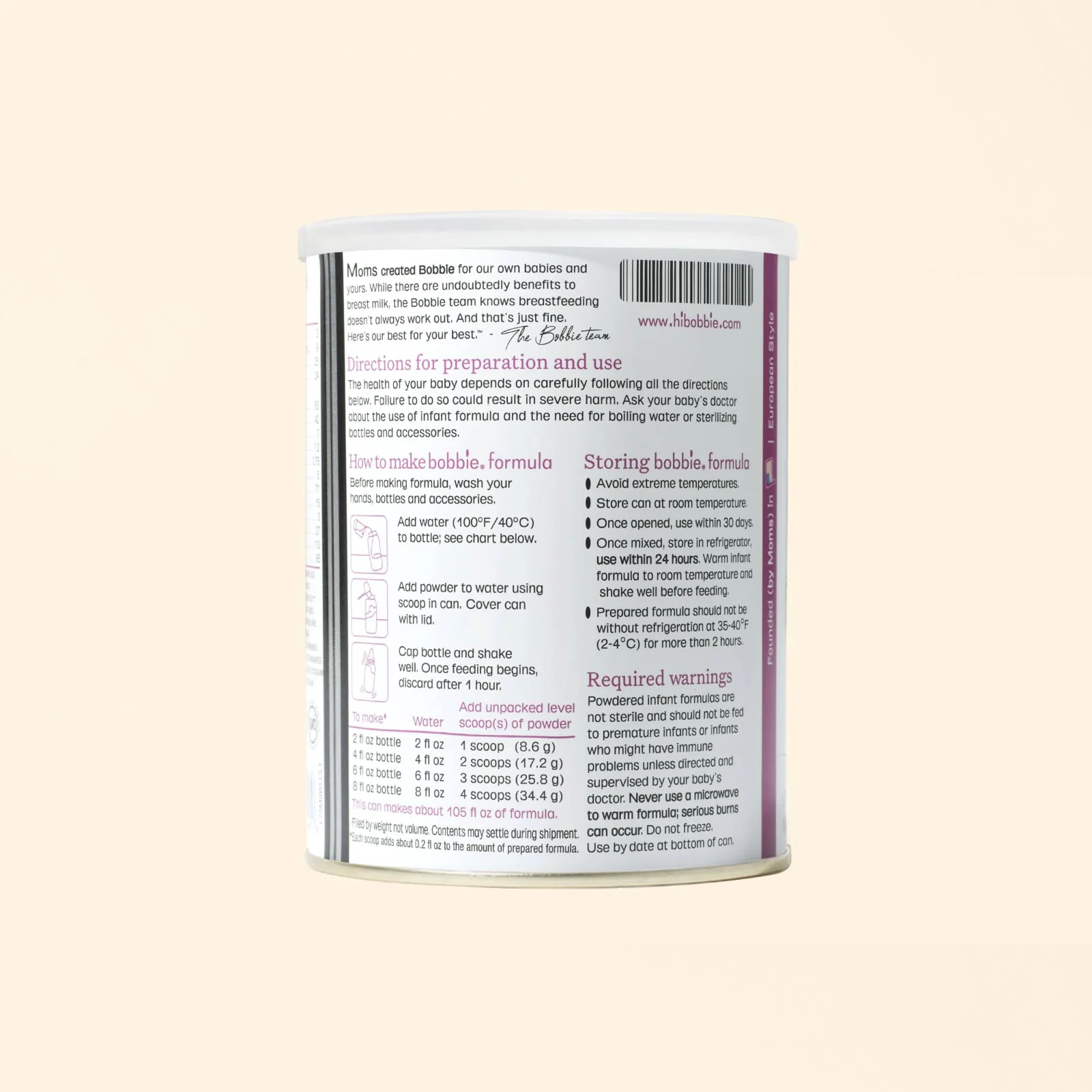 Organic Gentle® Infant Formula PEDS/HCP - 10 Pack - Image 3
